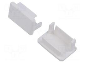 Cap for LED profiles | white | SILER