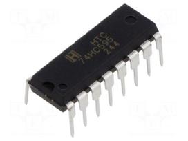 IC: digital | THT | DIP16 | HC | -55÷125°C | 2÷6VDC | OUT: 3-state