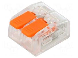 Quick splice | 32A | 450V | for cable | spring clamp | 0.5÷4mm2 | ways: 1