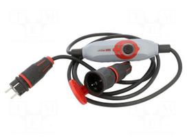Transition: adapter cable | 2P+PE | 230VAC | 16A | PIN: 3