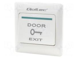 Exit button | wall mount | IP20 | AC load @R: 3A/125VAC | plastic