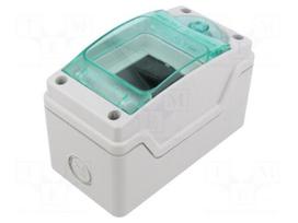 Enclosure: for modular components | IP65 | light grey | No.of mod: 3