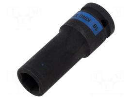 Socket: 6-angles | socket spanner,impact | HEX 16mm | 1/2" | long
