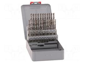 Drill set | for metal | high speed steel cobalt HSS-Co | 1÷5.9mm