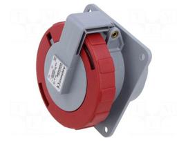 Connector: AC supply 3-phase | socket | female | 32A | 415VAC | IP&S