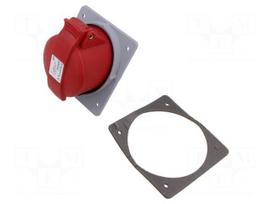 Connector: AC supply 3-phase | socket | female | 32A | 415VAC | IP&S