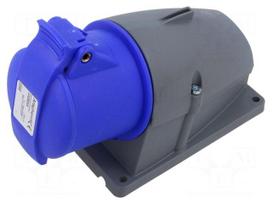 Connector: AC supply 3-phase | socket | female | 32A | 250VAC | IP&S