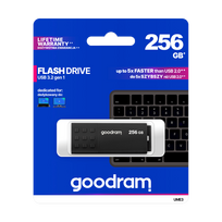 Išoriniai duomenų saugojimo įrenginiai // USB Flash Atmintis // Pendrive Goodram USB 3.2 256GB czarny