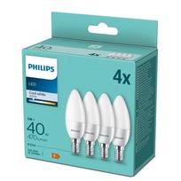 PHILIPS LED 40W B35 E14 Auksti balta 4000K matēta 4 gab spuldze 8719514313569 929003604040