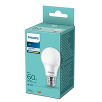 PHILIPS LED 60W A60 E27 Auksti balta 4000K 230V matēta spuldze 8719514257580 929002306394