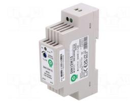 Power supply: switching | for DIN rail | 15W | 15VDC | 0÷1A | OUT: 1