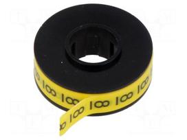 Label | Marking: 0 | 1 | 2 | 3 | 4 | 5 | 6 | 7 | 8 | 9 | yellow | W: 5mm