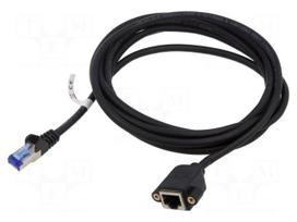 Extender Ethernet | S/FTP | Cat 6a | RJ45 socket,RJ45 plug | Cu | 3m