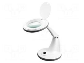 Desk magnifier | with backlight | 3dpt | Ø100mm | Illumination: LED