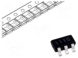 IC: instrumentation amplifier | 650kHz | 2.5÷36VDC | SOT25 | Iio: 4uA