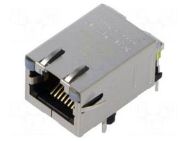 Connector: RJ45 | socket | PIN: 8 | Cat 5 | shielded,with LED | 8p8c