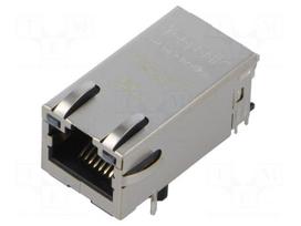 Connector: RJ45 | socket | PIN: 8 | Cat 5 | shielded,PoE,with LED | 8p8c