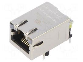 Connector: RJ45 | socket | PIN: 8 | Cat 5 | shielded,with LED | 8p8c