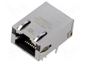 Connector: RJ45 | socket | PIN: 8 | Cat 6 | shielded,with LED | 8p8c