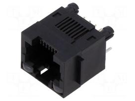 Connector: RJ45 | socket | PIN: 8 | with LED | 8p8c | green/yellow | THT