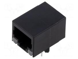 Connector: RJ45 | socket | PIN: 8 | with LED | 8p8c | green,yellow | THT
