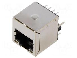 Connector: RJ45 | socket | PIN: 8 | shielded | 8p8c | angled 90°