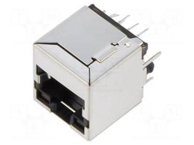 Connector: RJ45 | socket | PIN: 8 | Cat 5 | shielded,with LED | 8p8c