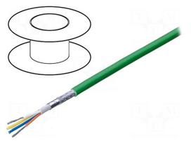 Wire | SF/UTP | 4x22AWG | industrial Ethernet,PROFINET | Cat 5e | Cu