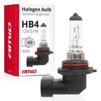 Automobilių lemputės, Motociklų ir traktorių technikos šviestuvai // Automobilių lemputės, Motociklų ir traktorių technikos šviestuvai // Żarówka halogenowa hb4 12v 51w 9006 amio-01480