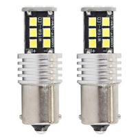 Automobilių lemputės, Motociklų ir traktorių technikos šviestuvai // Automobilio LED lemputės ir rinkiniai // Żarówki led canbus 2835 15smd 1156 ba15s p21w r10w r5w white 12v 24v amio-01293
