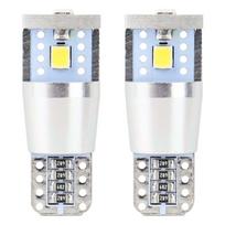 Automobilių lemputės, Motociklų ir traktorių technikos šviestuvai // Automobilio LED lemputės ir rinkiniai // Żarówki led canbus 3smd 2835 t10e w5w alu white 12v 24v amio-01637