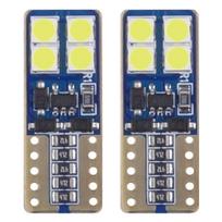 Automobilių lemputės, Motociklų ir traktorių technikos šviestuvai // Automobilio LED lemputės ir rinkiniai // Żarówki led canbus 8smd 2835 t10e w5w white 12v 24v amio-01635