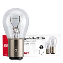 Automobilių lemputės, Motociklų ir traktorių technikos šviestuvai // Automobilio LED lemputės ir rinkiniai // Żarówki halogenowe p21/5w bay15d 24v 21w/5w 10 szt. (e4) amio-01007