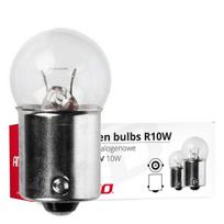 Automobilių lemputės, Motociklų ir traktorių technikos šviestuvai // Automobilio LED lemputės ir rinkiniai // Żarówki halogenowe r10w ba15s 24v 10 szt. amio-01004