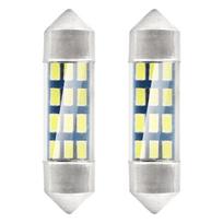 Automobilių lemputės, Motociklų ir traktorių technikos šviestuvai // Automobilio LED lemputės ir rinkiniai // Żarówki led standard 3014 12smd festoon c5w c10w c3w 36mm white 12v