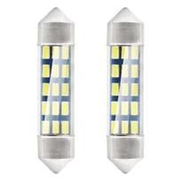 Automobilių lemputės, Motociklų ir traktorių technikos šviestuvai // Automobilio LED lemputės ir rinkiniai // Żarówki led standard 3014 15smd festoon c5w c10w c3w 39mm white 12v amio-01091