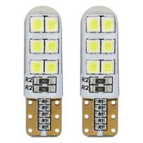 Automobilių lemputės, Motociklų ir traktorių technikos šviestuvai // Automobilio LED lemputės ir rinkiniai // Żarówki led standard t10 w5w 12xsmd 2835 12v silikon amio-01095