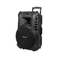 Garso sistemos ir priedai // Muzikos instrumentai // Kolumna aktywna ( z 2 mikrofonami bezprzewodowymi, SD, Bluetooth, USB) 15" 120W