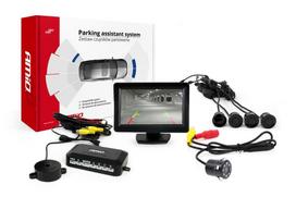 Automobilių ir motociklų prekės, elektronika, navigacija, CB radijas // Parkavimo jutiklių sistemos | Centrinio užrakto sistema | Automobilių signalizacijos // Zestaw czujników parkowania tft01 4,3" z kamerą hd-307-ir 4 sensory czarne
