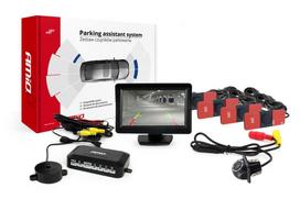 Automobilių ir motociklų prekės, elektronika, navigacija, CB radijas // Parkavimo jutiklių sistemos | Centrinio užrakto sistema | Automobilių signalizacijos // Zestaw czujników parkowania tft01 4,3" z kamerą hd-305 led 4 sensory czarne wewnętrzne