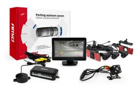 Automobilių ir motociklų prekės, elektronika, navigacija, CB radijas // Parkavimo jutiklių sistemos | Centrinio užrakto sistema | Automobilių signalizacijos // Zestaw czujników parkowania tft01 4,3" z kamerą hd-315-led 4 sensory czarne wewnętrzne