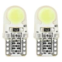 Automobilių lemputės, Motociklų ir traktorių technikos šviestuvai // Automobilio LED lemputės ir rinkiniai // Żarówki led standard white w5w t10e cob 12v amio-01441
