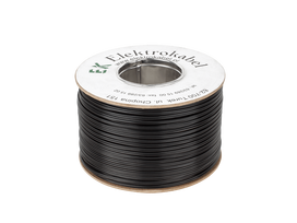Garso sistemos ir priedai // Akustinės garso sistemos kabelis ir laidas. Garsiakalbio kabelis // Kabel głośnikowy SMYp 2 x 0,22mm czarny 300m