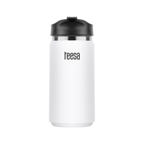 Gaminimo ir stalo įrankiai | Virtuvės indai // Kolbos ir terminiai produktai // Kubek termiczny TEESA 350ml white