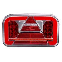 Automobilių lemputės, Motociklų ir traktorių technikos šviestuvai // LED darbo šviestuvai automobiliams ir specialiajai technikai // Lampa tylna zespolona led amio rcl-03-l dynamiczna lewa amio-02366