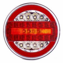 Automobilių lemputės, Motociklų ir traktorių technikos šviestuvai // LED darbo šviestuvai automobiliams ir specialiajai technikai // Lampa tylna zespolona led rcl-07-lr dynamiczna lewa prawa amio-02372