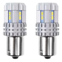 Automobilių lemputės, Motociklų ir traktorių technikos šviestuvai // Automobilio LED lemputės ir rinkiniai // Żarówki led canbus 3020 ultrabright 22smd 1156 ba15s p21w r10w r5w white 12v 24v aimo-02449