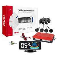Automobilių ir motociklų prekės, elektronika, navigacija, CB radijas // Parkavimo jutiklių sistemos | Centrinio užrakto sistema | Automobilių signalizacijos // Czujniki parkowania cofania czarne led 3d gold 18mm amio-03186