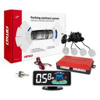 Automobilių ir motociklų prekės, elektronika, navigacija, CB radijas // Parkavimo jutiklių sistemos | Centrinio užrakto sistema | Automobilių signalizacijos // Czujniki parkowania cofania srebrne led 3d amio-03187