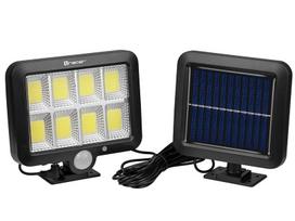 Dekoratyvinis šventinis apšvietimas | Kalėdinis apšvietimas // LED lauko ir vidaus projektoriai // Lampa solarna LED z czujnikiem ruchu TRACER JUPITER